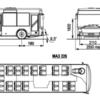 Пригородный автобус МАЗ 226063